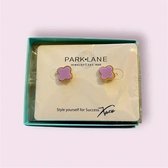 Jewelry - Park Lane Lavender Quatrefoil  Earrings 💜